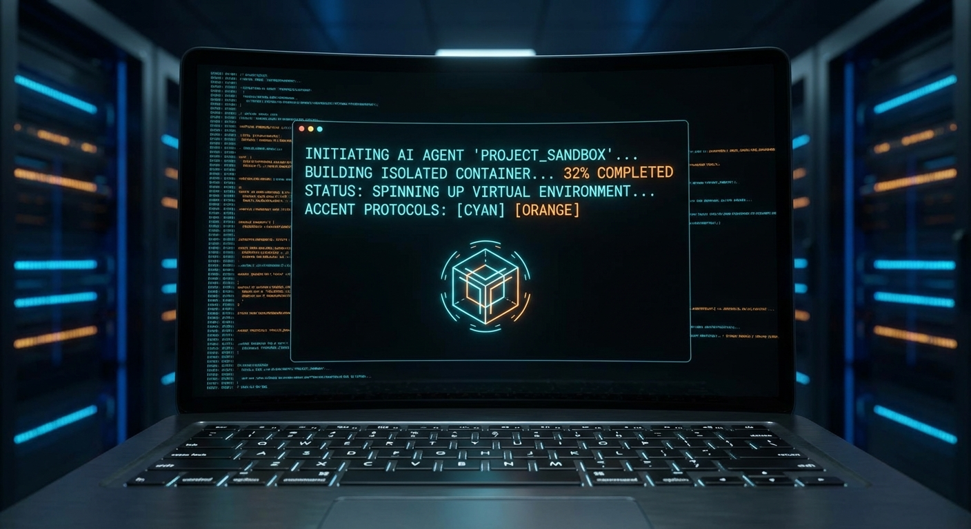 An autonomous AI agent running in a sandboxed environment